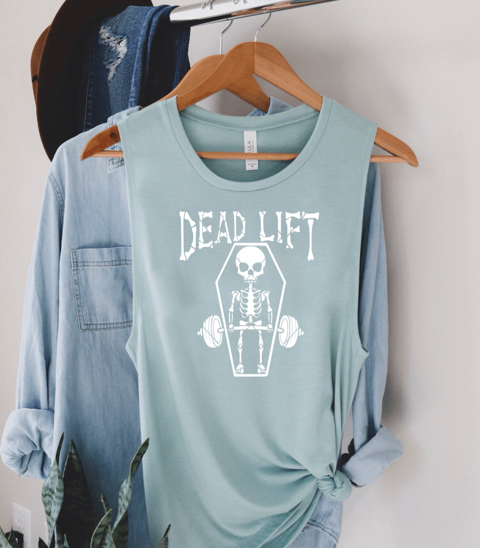 Skeleton Deadlift Muscle Tank