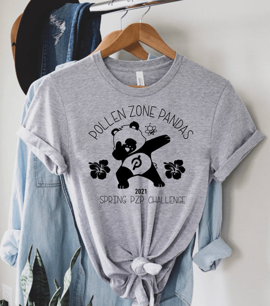 Pollen Zone Pandas Custom Unisex Tee