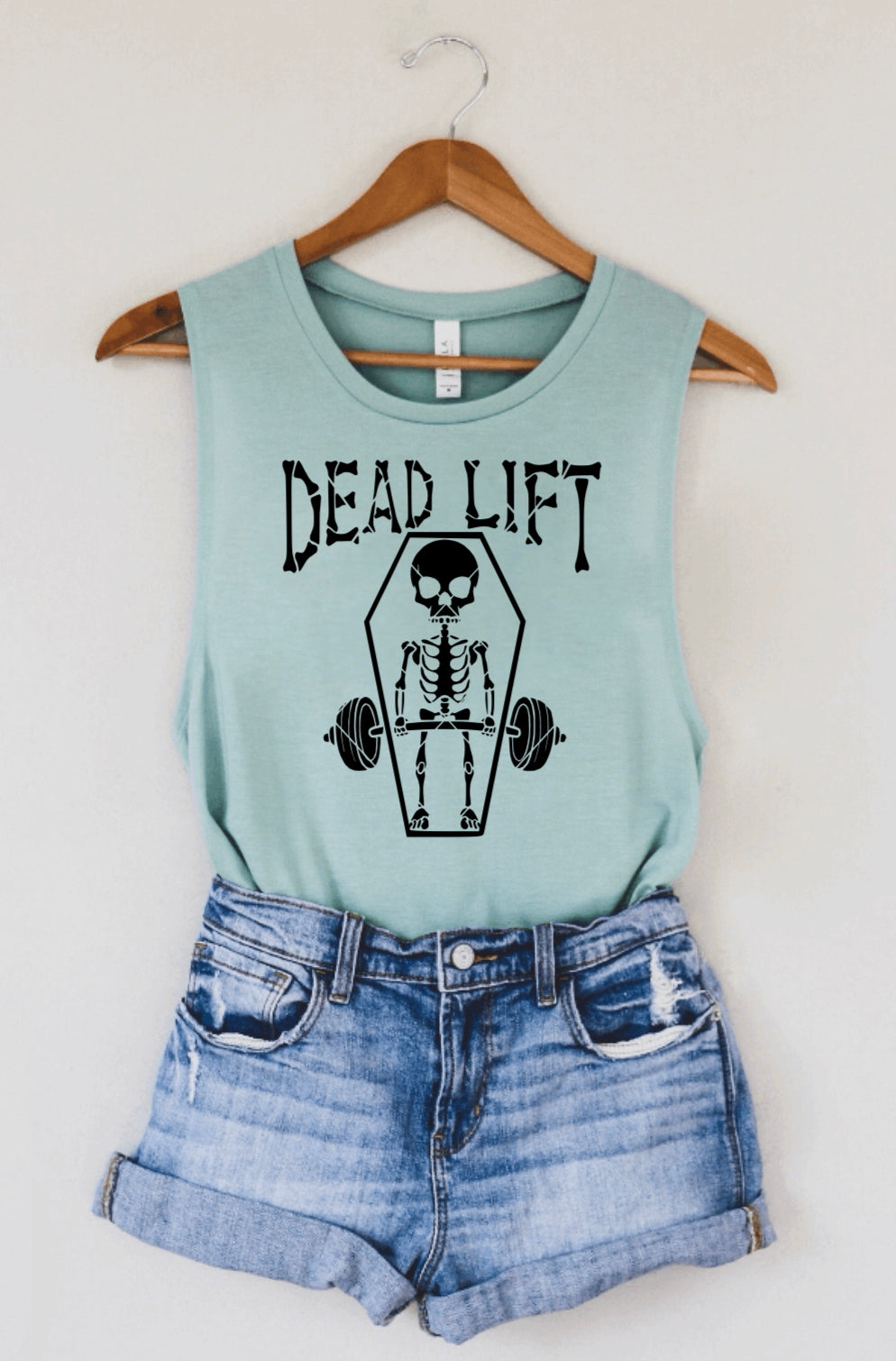 Skeleton Deadlift Muscle Tank