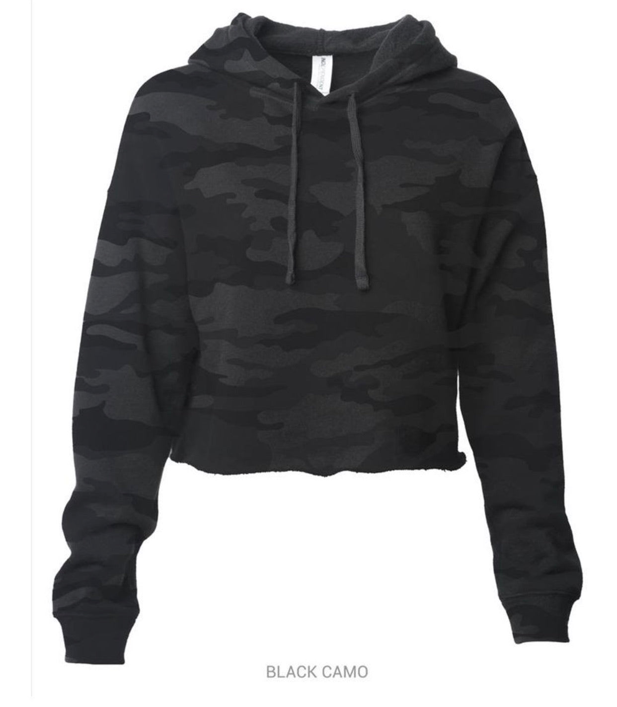 CREATE YOUR OWN - Cropped CAMO Hoodie